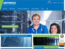 Tablet Screenshot of mittwald.de